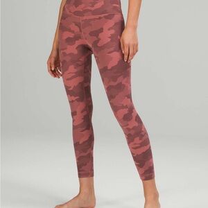 Lululemon Align High-Rise Pant Heritage 365 Camo Brier Rose Multi Size 2